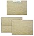 5X7 Cut Size Blank Cards with A-7 Envelopes - Aged Parchment Look - 50 Card and Envelope Sets by ThunderBolt Paper - for Invitations, Greeting, Thank Yous, Weddings - 65# Light Weight Cover Cardstock