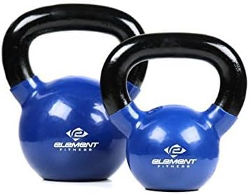 Element Fitness Vinyl Kettle Bells - 20 lbs