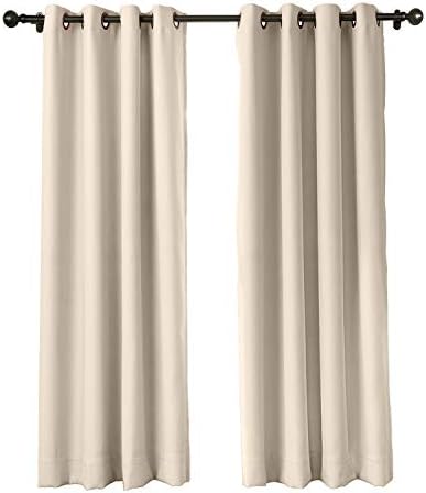 Cololeaf Flame Retardant Fire Resistant Curtains Thermal Insulated