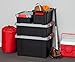 IRIS USA 586530 Heavy Duty Stackable Utility Tote, 19 GAL, Black, 2 Count