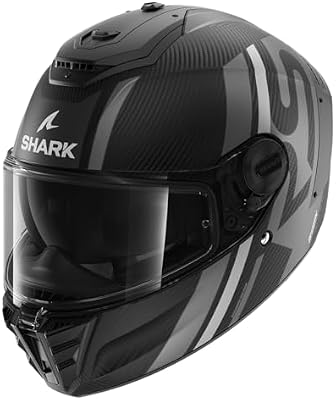 , Casco Moto Integrale SPARTAN RS CARBON SHAWN Black/Grey DSA, XS