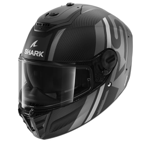, Casco Moto Integrale SPARTAN RS CARBON SHAWN Black/Grey DSA, XS