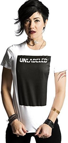 Women's Crew Neck T-shirt you can Write on &amp; Erase - by Unlabeled Society (M)