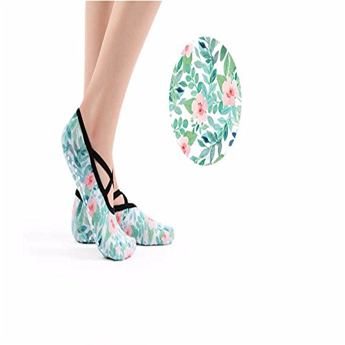 SLGJYY New Summer Thin Print Yoga Socks Slippers Sweat Pile PVC Anti Skid Quick Dry meias Pilates Gym