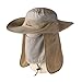 Atphfety Wide Brim Fishing Sun Hat Summer Outdoor UV Sun Protection Fishing Cap Neck Face Flap Hat for Man, Women, Backpacking, Garden, Hunting
