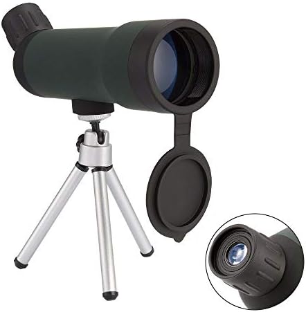 genmine Monocular Telescopes 20 X 50 Mini Night Vision HD Spotting Scope with Tripod Outdoor for Bird Watching/Hunting/ Camping/Concert (Army Green)