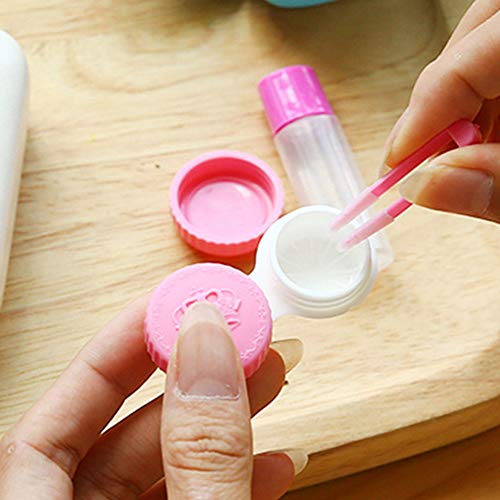 Contact Lens Box Cute Fruit Plastic Contact Lens Mate Box Portable Contact Lens Case Eye Care Kit (Lemon) 1PC. - Thumbnail 5