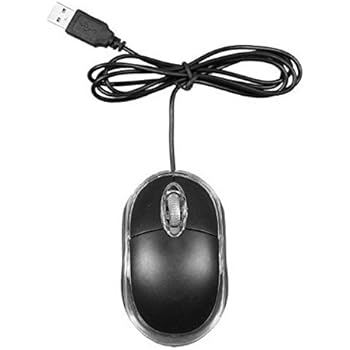 Black 3-Button 3D USB 800 Dpi Optical Scroll Mice Mouse LEDs For Notebook Laptop Desktop