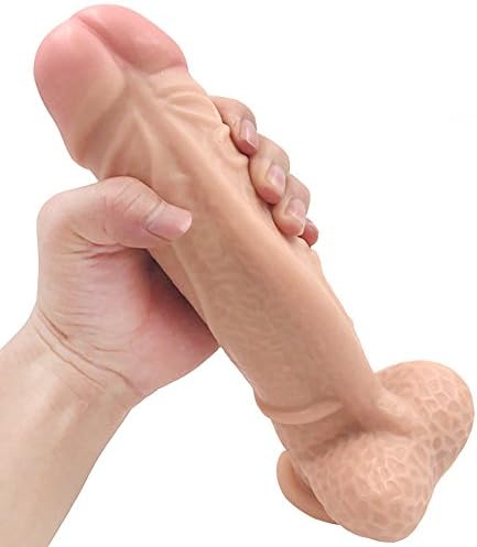 HugeD-il-d-0,Easy to Use and Clean,NEWZH 11.0 inches RealisticD-il-d-0,Molded from a Real Pen-is,ZRSP-D4-12EF (Flesh)