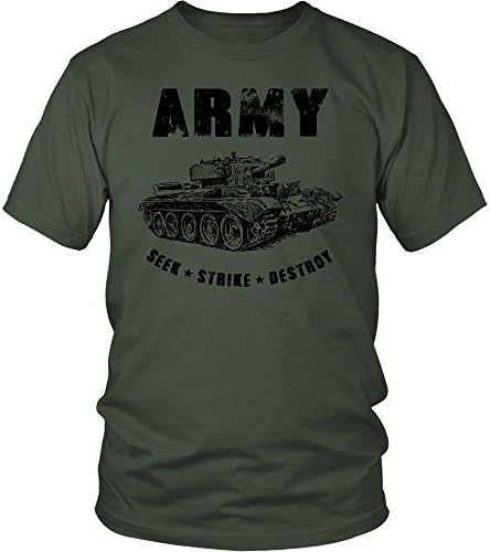 Army Shirt Seek Strike Destroy Tank Military T-Shirt