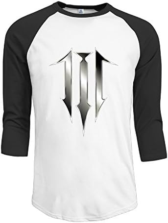 Fsdhbc Men's Kingdom Hearts III Funny 3/4 Sleeve Baseball Raglan Shirts