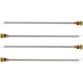 Meritor 31314-21 MTIS Tire Inflation System Stator &amp; Filter Assembly | 4-Pack | 10.5 Inch, 1/4 in. NPT | Threads into Spindle Plug | Replaces 3131421, TDA3131421, 85106042