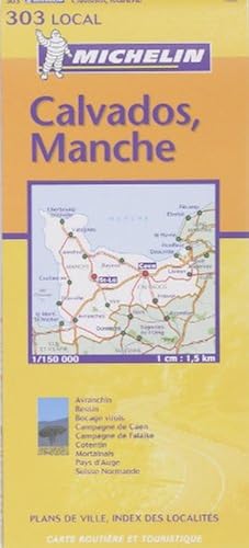 Download Carte routière : Calvados - Manche, N° 11303 PDF