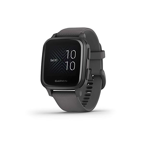 Garmin-Venu-Sq-GPS-Smartwatch-with-All-day-Health-Monitoring-and-Fitness-Features-Built-in-Sports-Apps-and-More-Shadow-Grey-with-Slate-Bezel Garmin Venu Sq GPS Smartwatch with All-day Health Monitoring and Fitness Features, Built-in Sports Apps and More, Shadow…