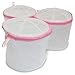 3-Pack of Premium Bra Wash Bags for Delicates - Double-Wall Protection Laundry Bags are Best for Protecting Delicates, Lingerie, and Socks