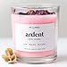 My Lumina Ardent Love Pink Candle – Romantic Sweet Love Candle Natural Soy Wax – Rose and Jasmine Natural Scented Purifying Candle for Aromatherapythumb 1