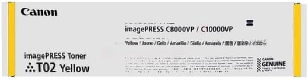 Canon Original 8532B001 / T02 Premium Yellow Printer Cartridge 43000 Pages