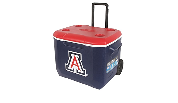 coleman nfl 60 quart wheeled cooler