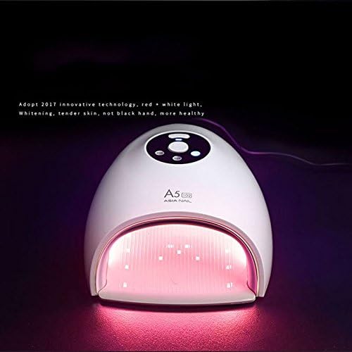 MeiZiWang Nail Lamp 48W LED Nail Dryer Machine For UV LED Gel Nail Polish With 3 Timers Presets(White)