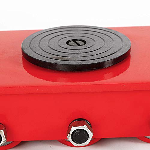 Machinery Mover, Industrial Dollies 8T 17600lb Machinery Skate Dolly Roller Heavy Duty Mover with 6 Rollers - Thumbnail 5