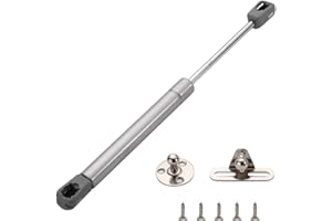 Chibery (2 Pack) 100N/22LB Hydraulic Soft Open 10 inch Gas Strut for Cabinets, Gas Hydraulic Springs, Lift Support, Soft Shoc