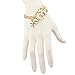 Lux Accessories 2 Piece Partners in Crime BFF Handcuff Bracelet Set