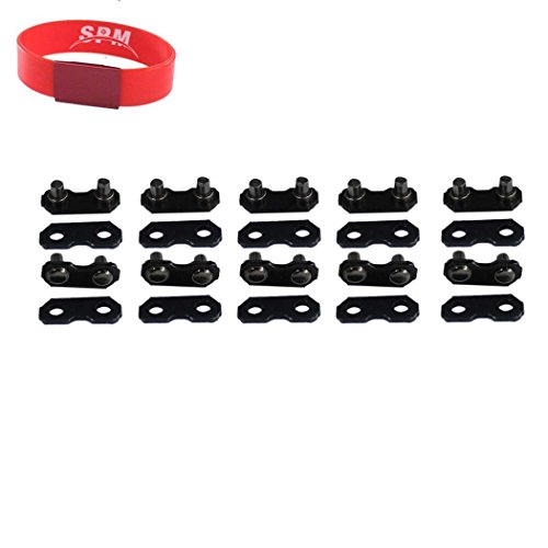 SPM 10 Pack 3/8" 0.375" 050-058 Chainsaw Master Link Repair Preset Tie Straps for Woodland 30S 30 38R Carlton AE1 A1L A2