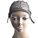 5 Pieces/lot Weave Lace Wig Cap Black for Women for Making Wigs with Adjustable Strap on the back Weaving Cap one Size Glueless Wig Caps Accessories Ross Beauty (Wig Cap)