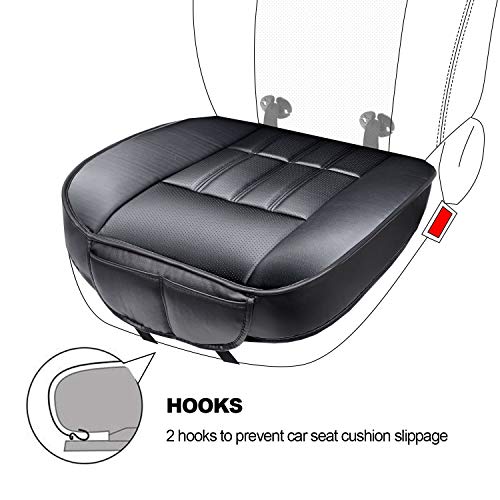 Car Front Seat Cushion Cover Edge Wrapping 2pc Breathable Pad Mat for Auto Supplies Memory Foam Seat Cushion