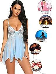 Avidlove Women Lace Plus Size Lingerie Babydoll V