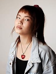 OJERRY Y2K Aesthetic Simple Chunky Glass Red Heart