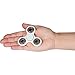 White Fidget Spinner with hybrid ceramic ball bearings for a smooth, quiet spin that doesn't stop. Perfect for people with ADD, ADHD, anxiety, sensory processing disorder or any fidgeting.