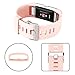Vancle Bands for Fitbit Charge 2 Special Edition, Adjustable Replacement Accessory Sport Wrist Band (No Tracker) (1PC (Blush Pink), Small)