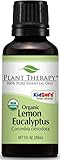 Plant Therapy Lemon Eucalyptus Organic Essential Oil 100% Pure, USDA Certified Organic, Undiluted, Natural Aromatherapy, Therapeutic Grade 30 mL (1 oz)