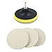Buff Sanding Disc Backing Pad Body Repair Buffing & Polishing Pads Kits Cutting Wool Drill Polish in Wheels Cleaner for Lambs Wool Hook and Loop Compound Car Polisher Furniture Glass Waxing