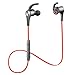 SoundPEATS Bluetooth Headphones Magnetic Wireless Earbuds Sport in-Ear Sweatproof Earphones with Mic (Bluetooth 4.1, aptx, 6 Hours Play Time, Secure Fit Design) (red)