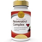 Trans Resveratrol Max Strength 250mg High Potency Antioxidant Supplement - Same Benefits as Grape Seed and Red Wine Polyphenols Extract - Look Younger Feel Better - 60 Capsules - 2 a day for 500mg Max Strength.