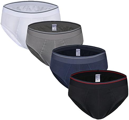 Sonjer 4Pcs/Lot Men Underwear Sexy Men's Briefs Male Slipmens Pouch Underware Cotton Underpants Panties Mix XXL