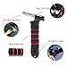 Tunery Car Handle, Portable Safety Hammer with Window Breaker, Sustain up to 350 LB Weight.