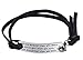 Regetta Jewelry Inspirational Leather Rope Stainless Steel Bracelet You are Braver Than You Believe
