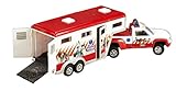 Breyer Stablemates Animal Rescue Truck & Horse Trailer Vehicle (1: 32 Scale), 13.5