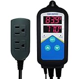 Inkbird ITC-306T Pre-wired Electronic Heating Thermostat Temperature Controller and Digital Timer Controller for Aquarium, Seed Germination, Reptiles, Hatching ect, Without Cooling Controlling
