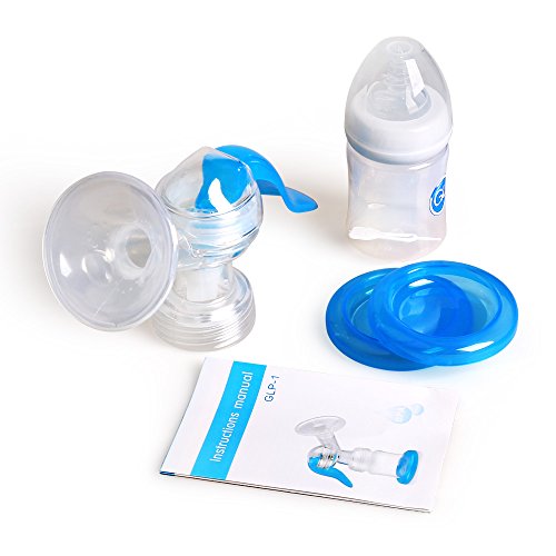 Gland Breast Pump Manual for Breastfeeding, BPA Free, Portable Traveling