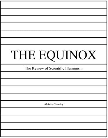 Amazon.com: The Equinox, Vol. 1, No. 1: The Review of Scientific
