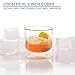 Eparé Large Ice Cube Maker Tray – Stackable Covered Trays Set – 2 inch Molds for Food Storage – Rocks Maker for Whiskey Cocktails
