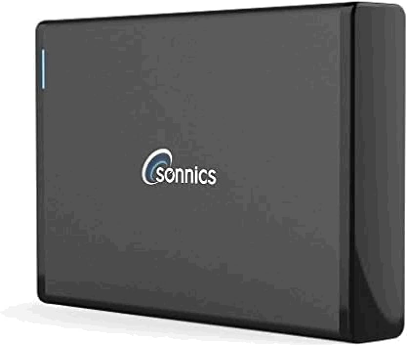 Sonnics 2TB External Hard Drive USB 3.0 Black for Xbox One PS4 Windows Mac