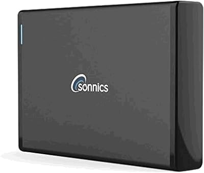 Sonnics 2TB External Hard Drive USB 3.0 Black for Xbox One PS4 Windows Mac