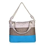 Ilishop Women's Classic Fashion Tote Handbag Shoulder Bag Perfect Large Tote with Shoulder Strap(258,blue)
