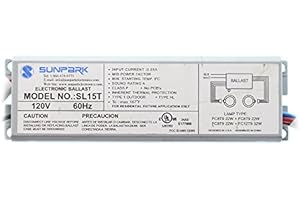 SUNPARK ELECTRONICS Sunpark SL15T electronic ballast for multiple CFL and linear fluorescent lamps
