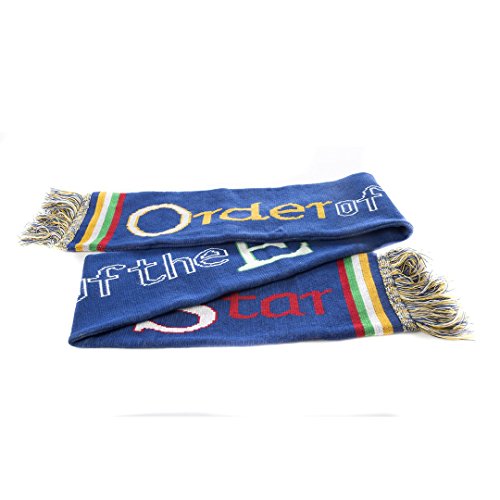 OES Order of the Eastern Star Blue Knit Scarf